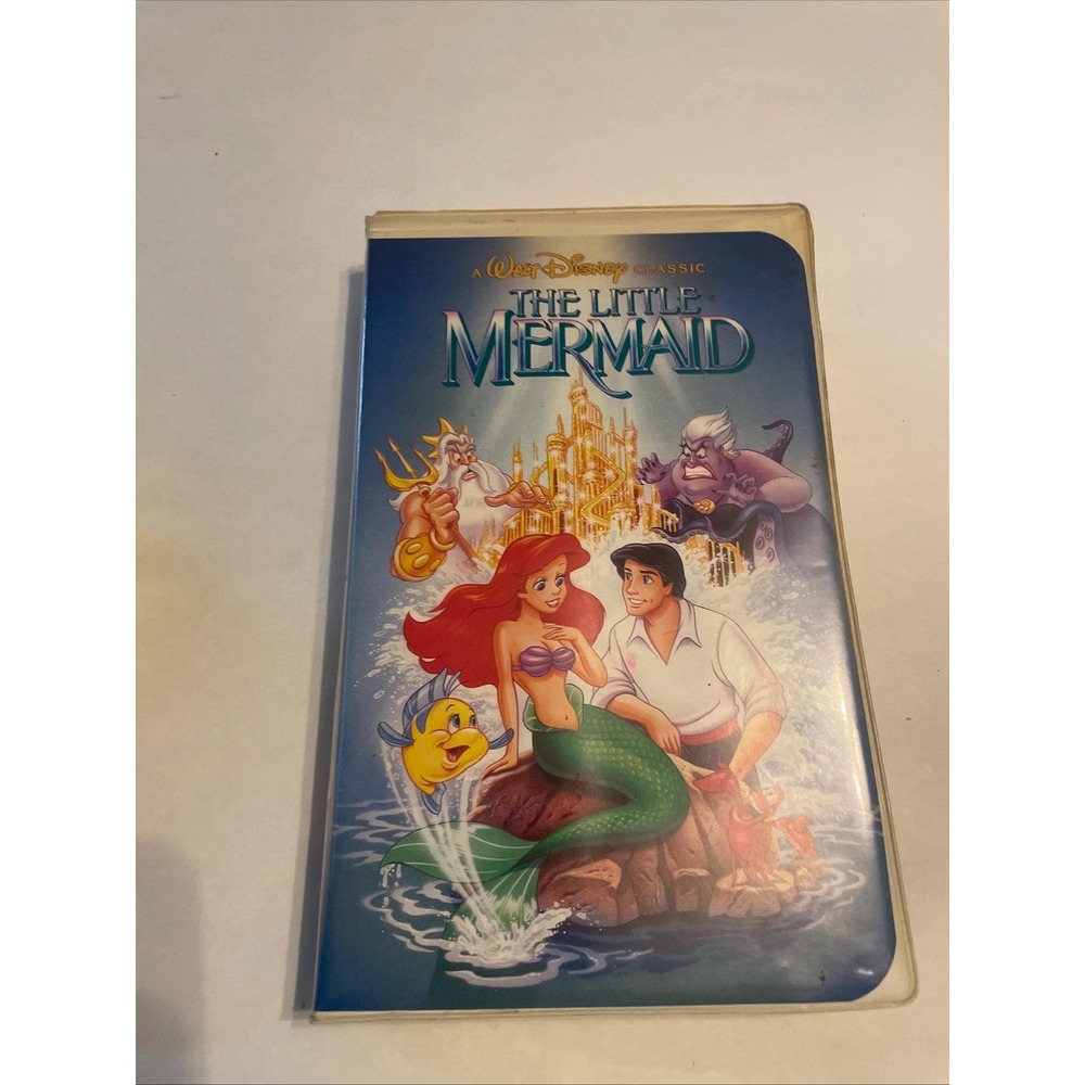 The Little Mermaid (VHS, Walt Disney Classic, Black Diamond Edition) – Clamshell